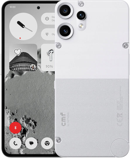 Nothing CMF Phone 2 Pro 5G Dual SIM (8GB/128GB) White | Skroutz.mt