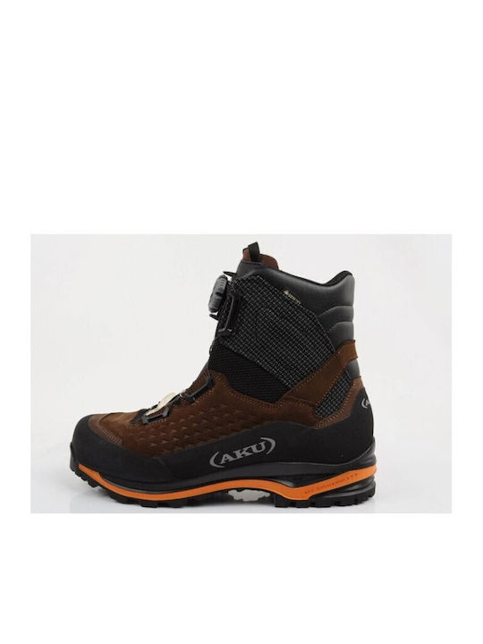 Aku Bărbați Bocanci de Drumeție Impermeabil cu Membrană Gore-Tex Maro
