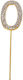 Cake Land Cake Topper Gold Zirconia Number 0