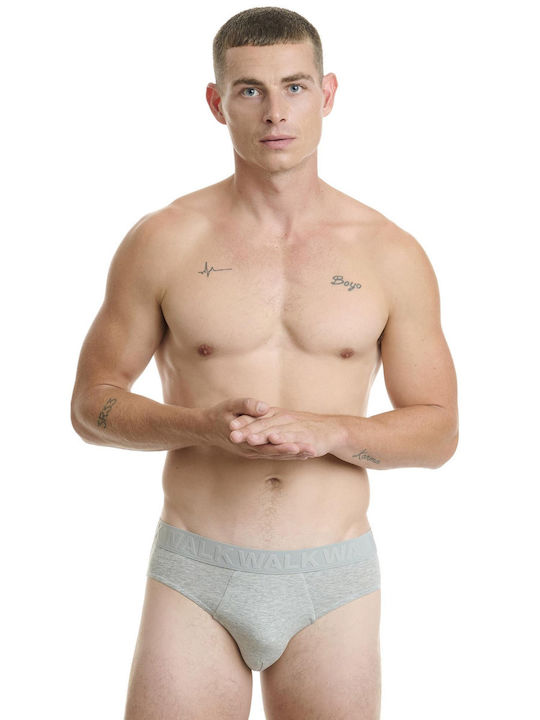 Walk Ανδρικά Σλιπ Grey 2Pack