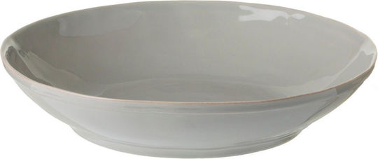 Fontana Salad Plate Round Gray 34cm Stoneware Costa Nova