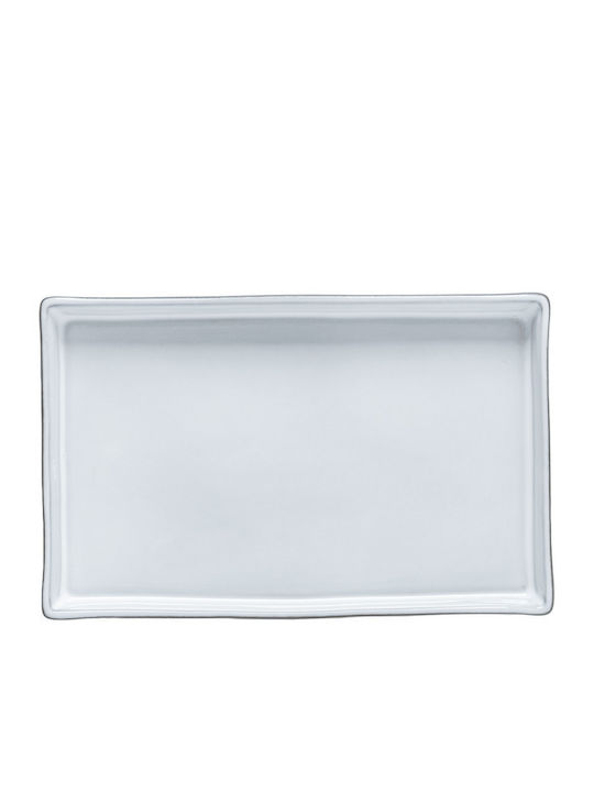 Lagoa Eco Gres Λευκος Δισκος Παραλ Μος 19εκ Stoneware Costa Nova