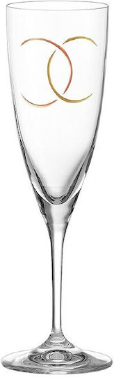 Set of 2 Champagne Glasses Eco-friendly Crystal Capolavoro G052