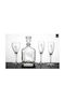 Capolavoro Set Carafă de Nuntă cu Pahar de Vin din Cristal 4buc