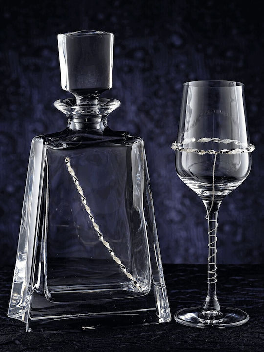 Georgiou Carafă de Nuntă din Argint Gri 1buc