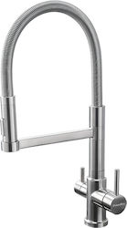 Primato Bella Fontana Inox-304 Βρύση Τρίοδη 51cm Παρελκόμενα Φίλτρων Νερού Primato Bella Fontana Inox-304 Βρύση Τρίοδη 51cm Παρελκόμενα Φίλτρων Νερού