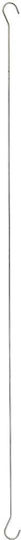 Metallischer Doppelhaken für Wäscheleine 75cm 065.009.0258.01 Metallischer Doppelhaken für Wäscheleine 75cm 065.009.0258.01