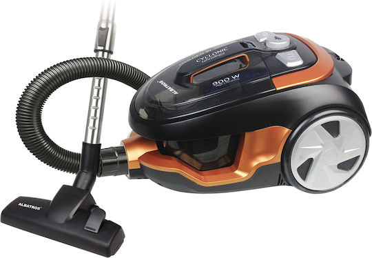 Albatros Golden 91 Eco Aspirator 900W cu bol 2.5lt Neagră