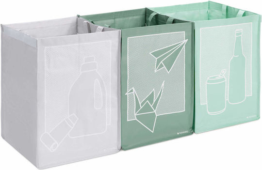 Navaris Verschiedene Haushaltsartikel Set Aus 3 Recyclingbeuteln Grün Hellgrün Grau 55818.01 Navaris Verschiedene Haushaltsartikel Set Aus 3 Recyclingbeuteln Grün Hellgrün Grau 55818.01