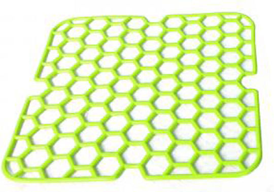 Trocknungsmatte für Küchenspüle PVC Quadratisch 28x28cm Hellgrün Home