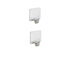 Hangers Zt-1602 Stainless Steel 2.5x4cm Self-Adhesive 2 Pieces Square 14300078