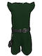 To Bee Too Kids' Leather Jumpsuit Khaki