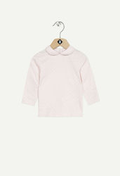 Z Pink Polka Dot Kids Top with Collar Z Pink Polka Dot Kids Top with Collar