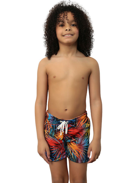 Diver Costum De Baie Pentru Copii Pantaloni Scurți De Înot Tropical Negru Diver Costum De Baie Pentru Copii Pantaloni Scurți De Înot Tropical Negru