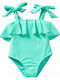 Costum De Baie Pentru Copii Întreg Verde Fete