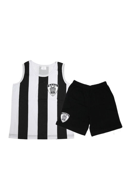 Stamion Set of Kids' Boxers Black and white 2pcs