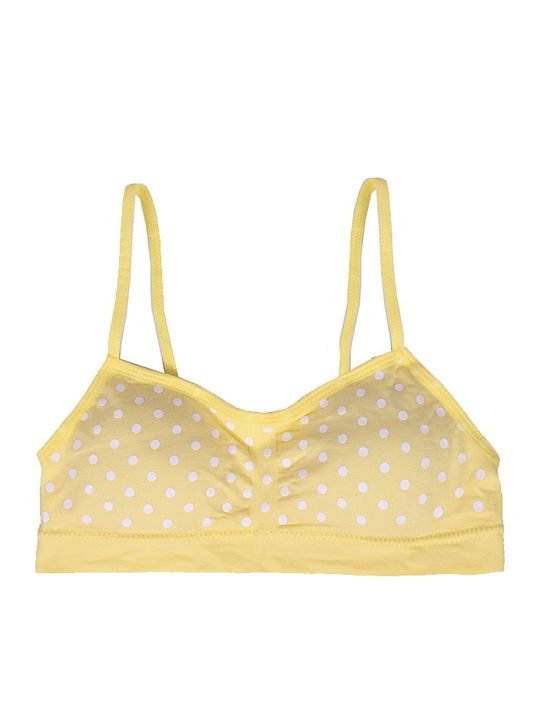 Power Flower Kids' Bralette Yellow