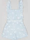 Zippy Children's Dress Striped white-light blue