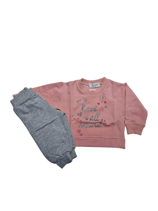 Baby Sweatshirt Set Kinder Trainingsanzüge Love Mädchen 12200088