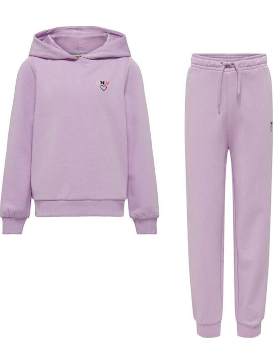 Kids Only Kinder Sweatpants Set - Jogginganzug Lilac 2Stück
