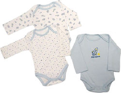 Nursery Time Set Body pentru Bebeluși Lenjerie Mânecă lungă Ciell 3buc