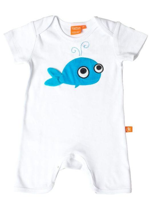 Lipfish Body pentru Bebeluși Mâneca scurta white