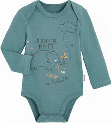 Petit Beguin Baby Bodysuit Green Boy