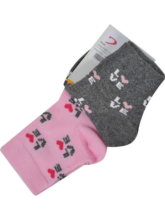 Dream Șosete pentru Copii Înălțime până la genunchi Pink 2 Perechi