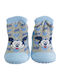 Ellepi Anti-Slip Slipper Socks Disney Baby Mickey Mouse Light Blue Light Blue