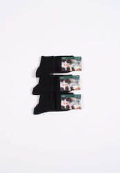 Design Letters Kids' Ankle Socks Hemikonta Black 3 Pairs