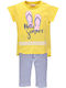 Brums Kids' Set with Shorts Summer 2pcs Yellow Jersey