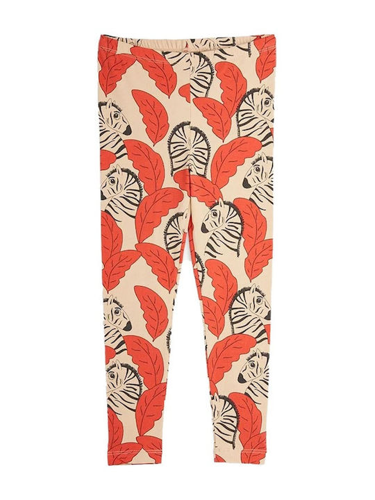 Παιδικο Κολαν Zebras Aop Leggings 2223012342 Red