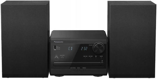 Panasonic Аудиосистема 2 SC-PM270EG-K 20W с Цифрови медии Player, WiFi и Bluetooth Сребрист