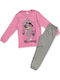 Elina Kids' Pajamas Winter Cotton Pink