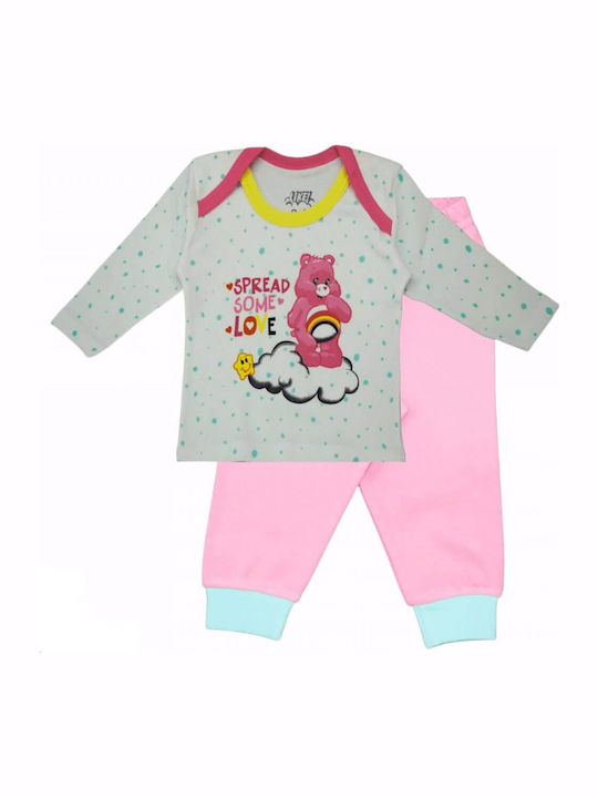 Like Kinder Schlafanzug Winterlich Pink