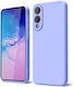 Orso Rubber Silk Back Cover Silicone Purple (Galaxy S25 Edge)