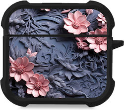 Sonique 3d Flower Series Husă din Silicon Roz p...