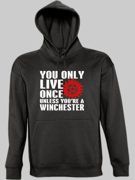 Yolo Winchester Hoodie Black Yolo Winchester Hoodie Black