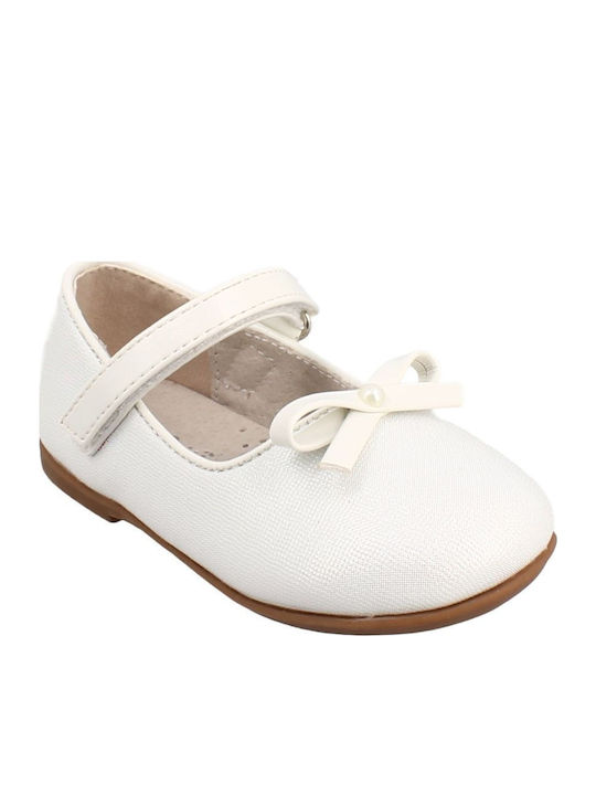 Kids Pumps & Ballerinas Anatomic Leather White Athina Kids Pumps & Ballerinas Anatomic Leather White Athina