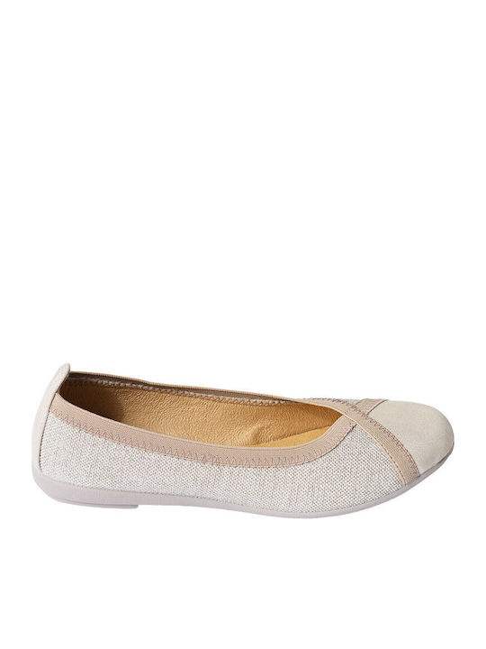 Balerini copii Simple Material textil Bej