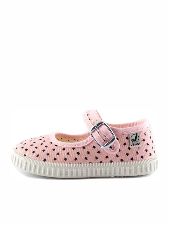 Kids Pumps & Ballerinas Fabric Javer 62-18 Pink Kids Pumps & Ballerinas Fabric Javer 62-18 Pink