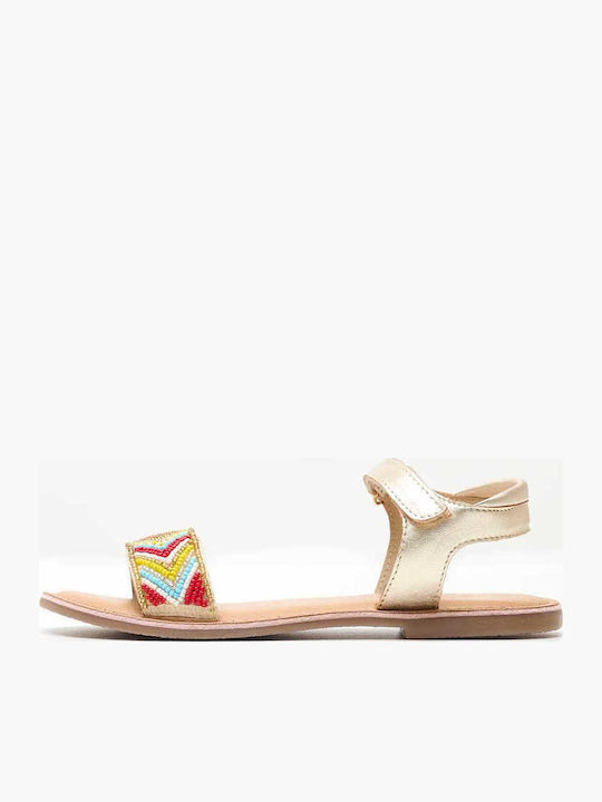 Kids' Flip Flops & Sandals Capearls Gold Leather Mood Gold