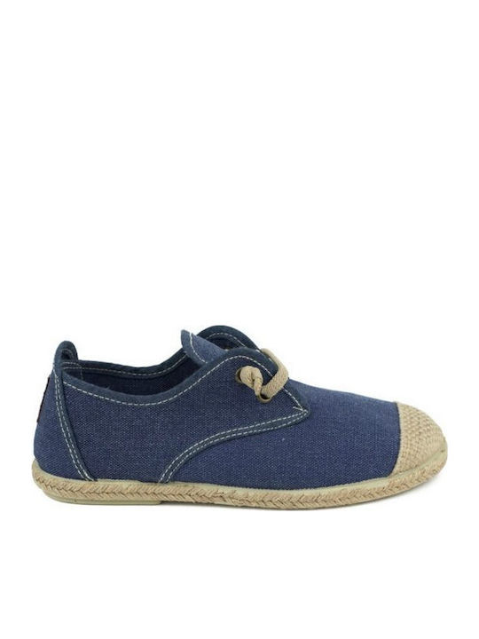 Alegria Παιδικές Espadrilles mit Schnürsenkeln Blau