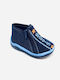 Kinderhausschuhe Knöchelstiefel Anatomisch Junge Comfy-b0194-Blau