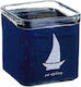 Glass Decorative Christening Favor Reso 8x8x8cm 0152.19123bl