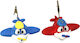 Cadouri De Botez Clip Avion Albastru Roșu 10x10cm 342185