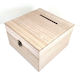 Ξύλινο Κουτί Ευχών Φυσικό 20x20x12cm Η12μ Rin-h12m