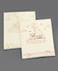 Christening Oilcloth Set Bear 28347 Ecru