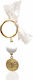 The Art of Beading Christening Charm Keychain White 20 Pieces martryka30