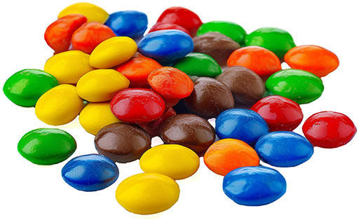 Koυφέτο Βότσαλα Πολύχρωμα Smarties 250 Γρμ Συσκευασία
